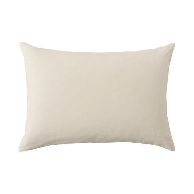 Washed Cotton Pillow Case , W 43 x L 63 cm