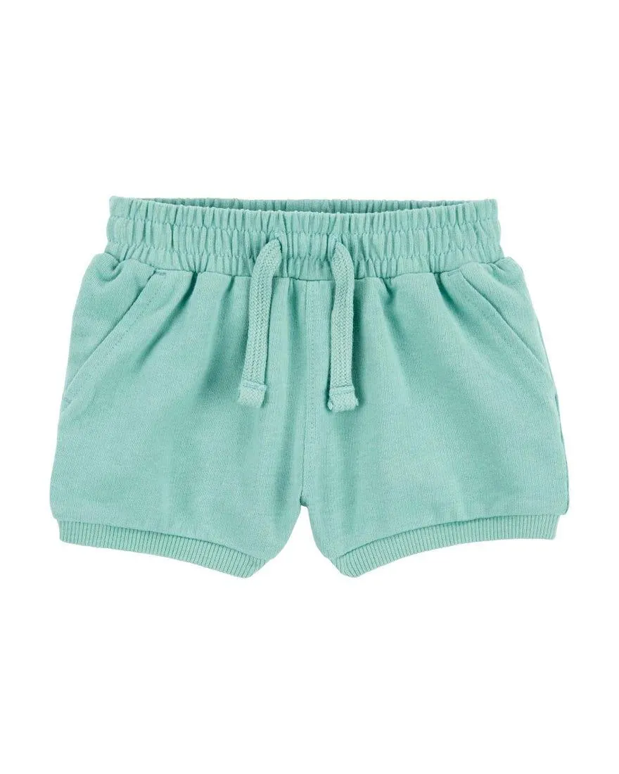 Solid Pull-On French Terry Shorts