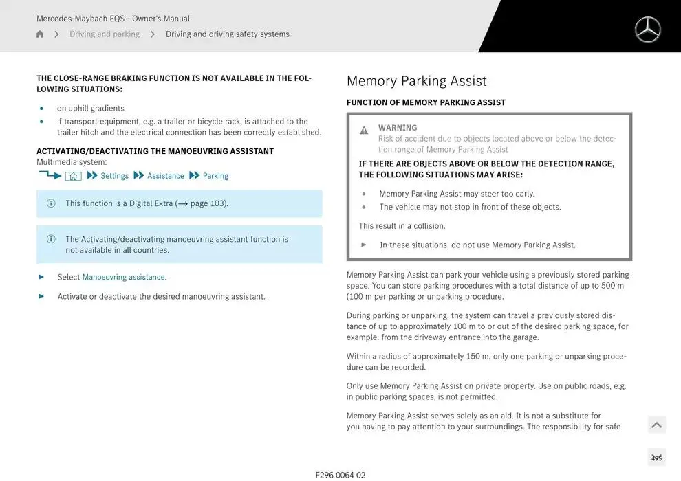 Mercedes-Maybach EQS SUV from 14 January to 30 April 2025 - Offers page 495