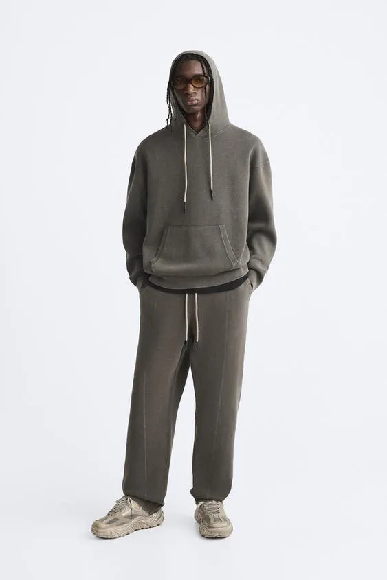 KNIT JOGGING TROUSERS