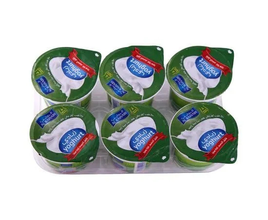 Al Rawabi Low Fat Yoghurt - 6 x 90g
