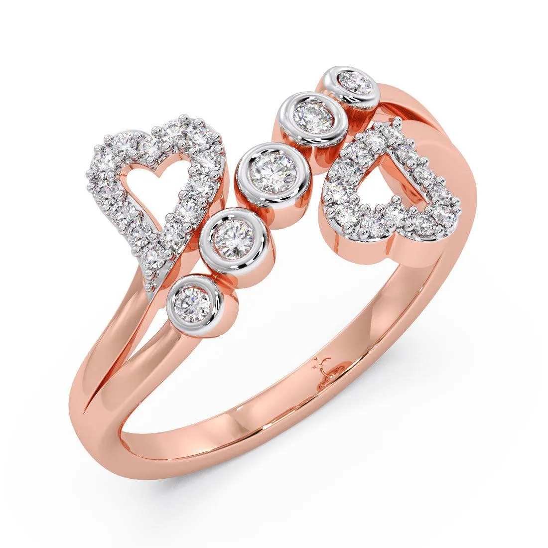 Tender Hearts Diamond Ring