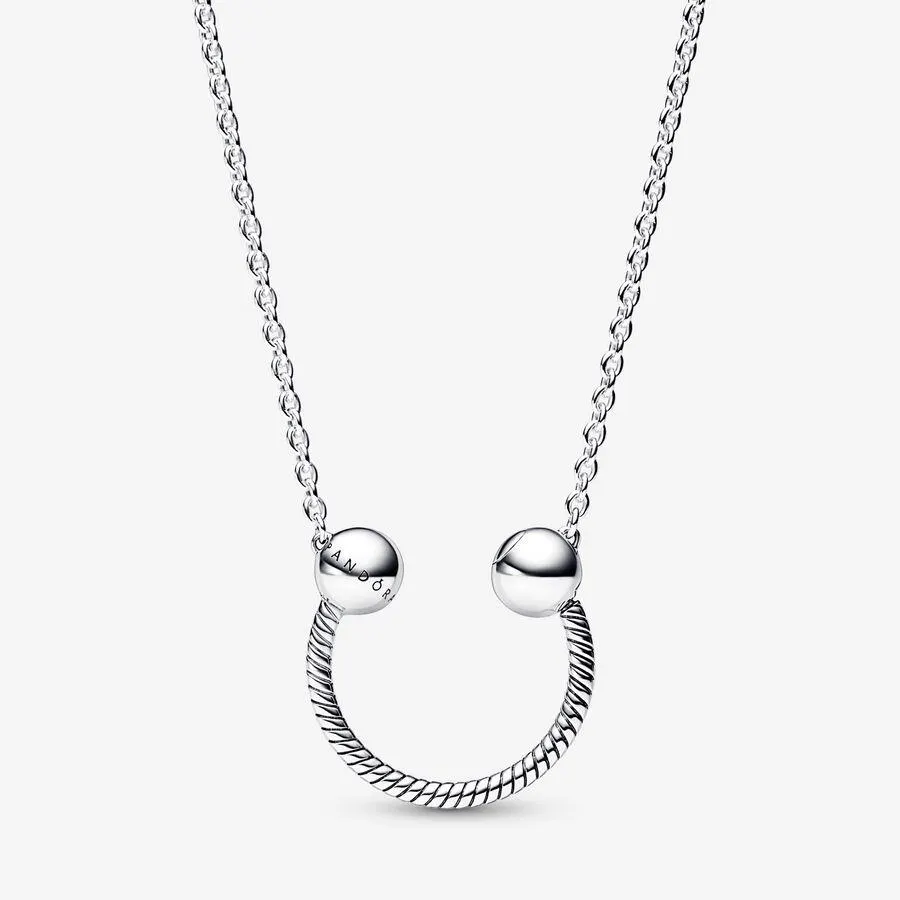 Pandora Moments U-shape Charm Pendant Necklace