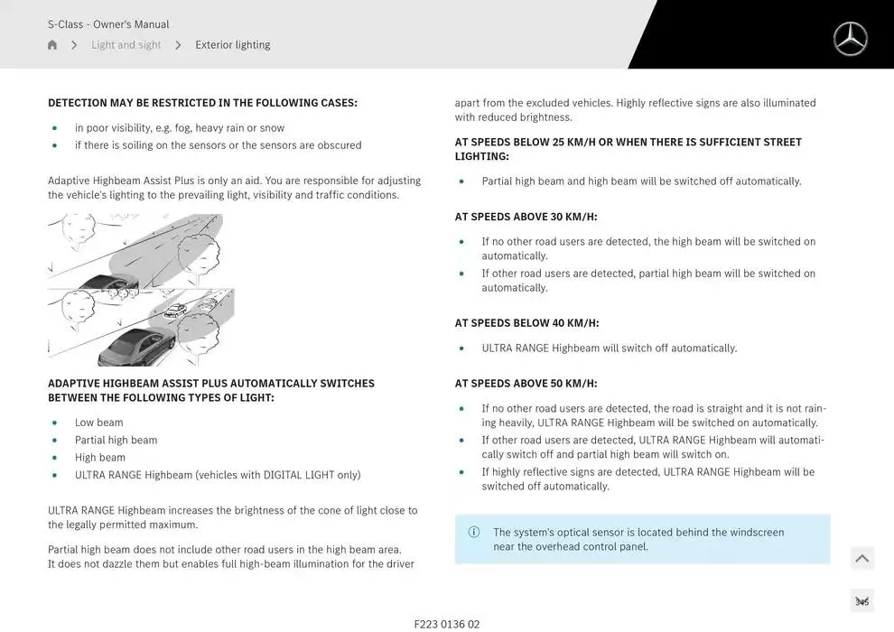 S-Class Saloon Long from 14 January to 30 April 2025 - Offers page 265
