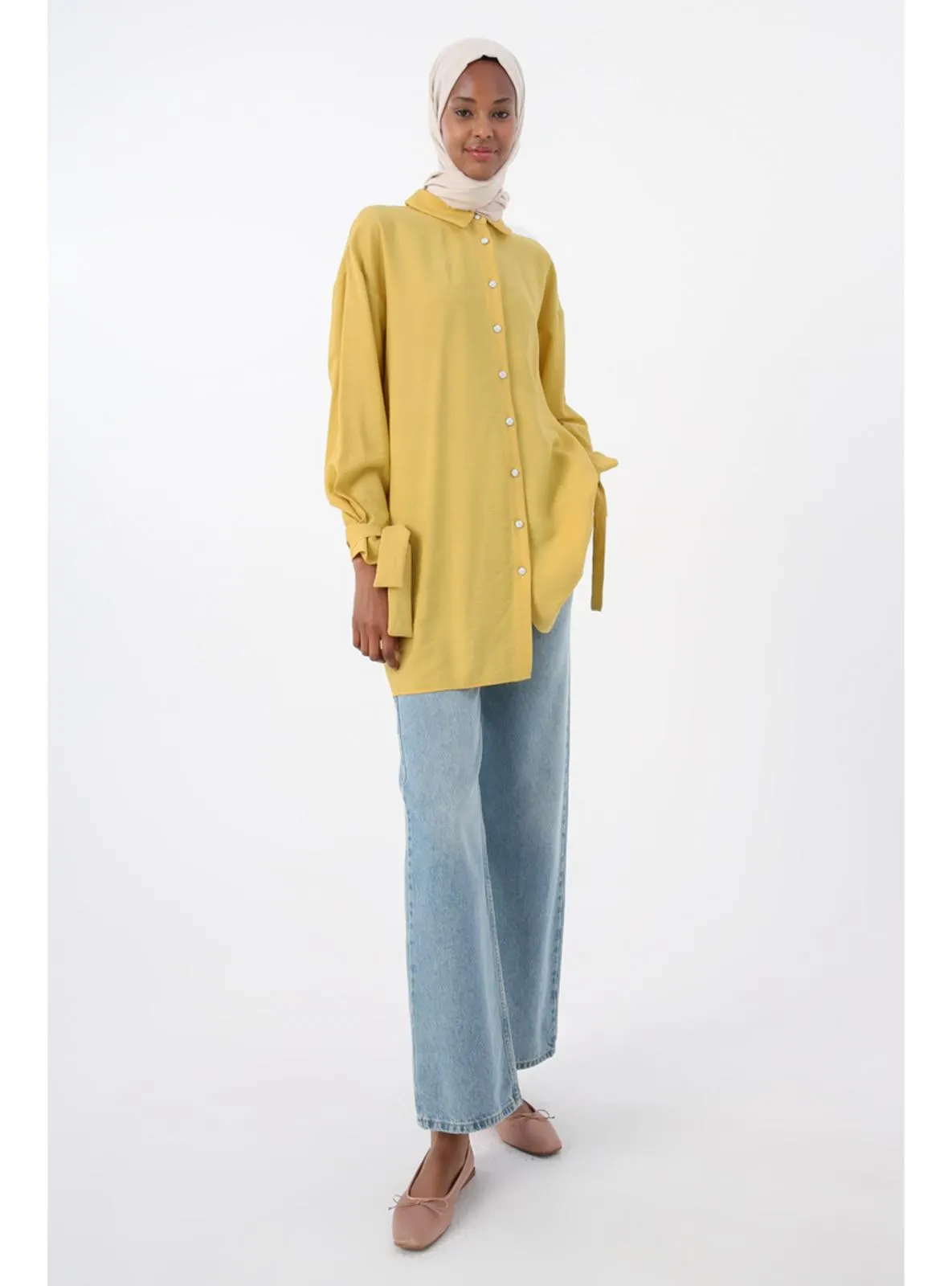 Yellow - Cuban Collar - Tunic