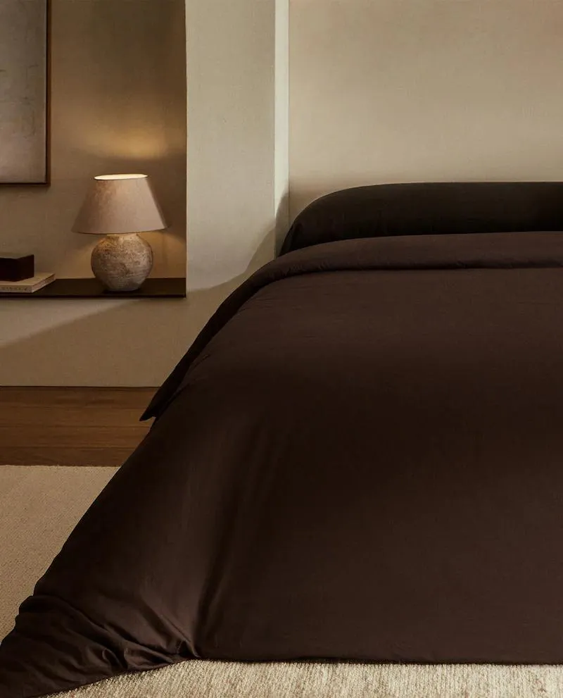 (300 THREAD COUNT) COTTON PERCALE DUVET COVER