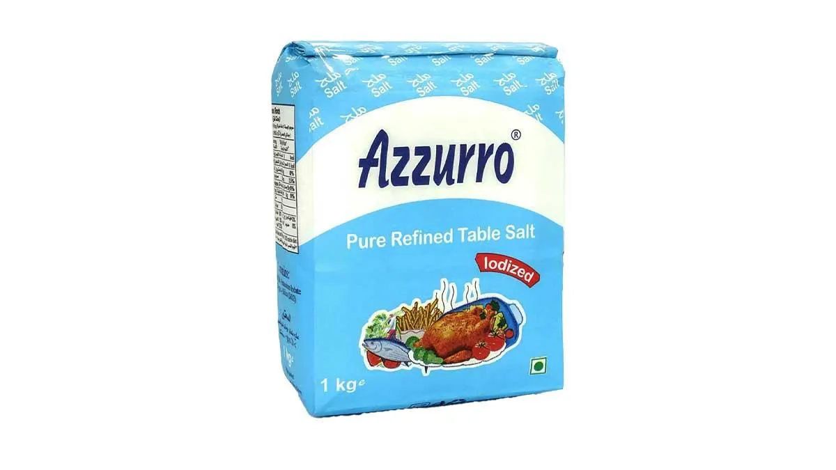 AZZURRO PURE REFINED TABLE SALT 1KG