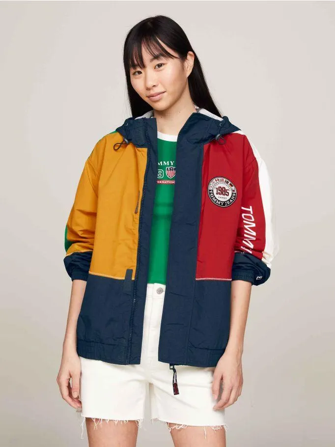 Colorblock Windbreaker Jacket