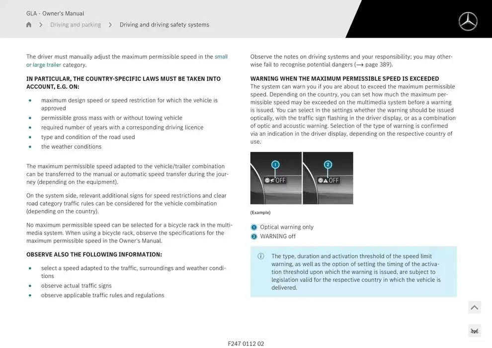 GLA SUV from 14 January to 30 April 2025 - Offers page 426