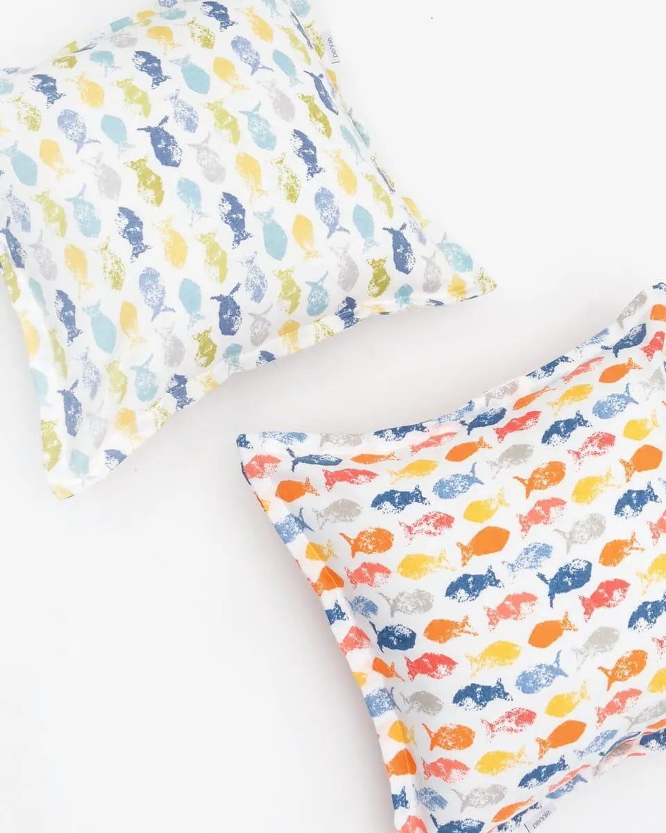 Διακοσμητικη Μαξιλαροθηκη Oceanic σε 2 Αποχρωσεις 2 Διαστασεις