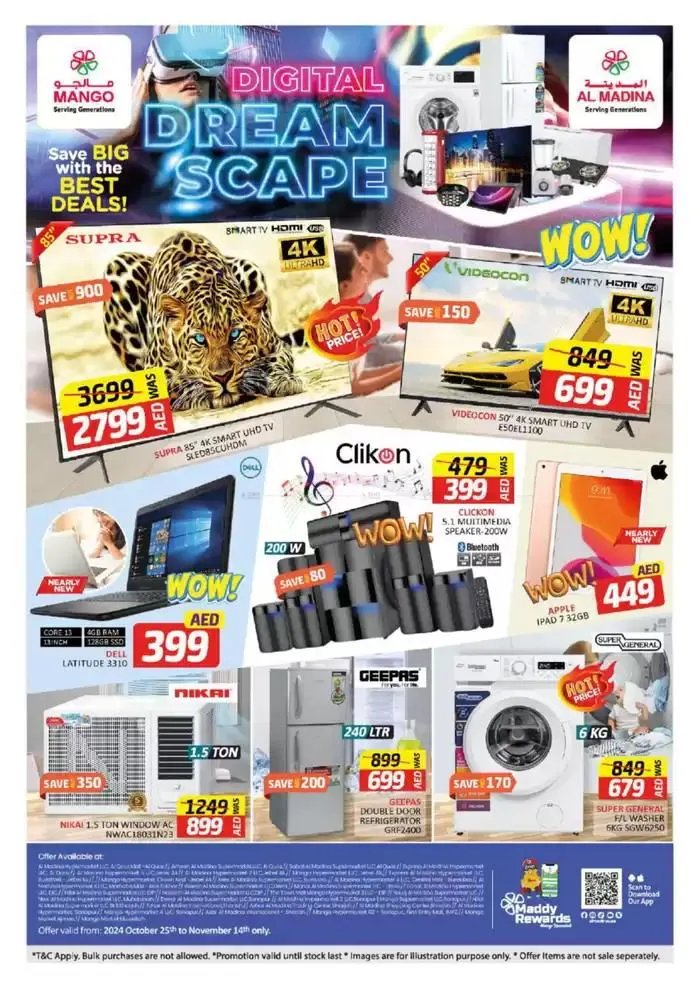 Al Madina promotion from 29 October to 12 November 2024 - Offers page 1