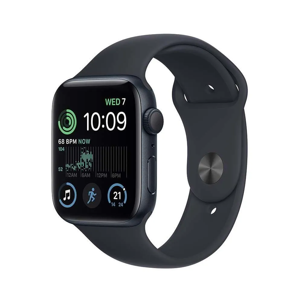 Apple Watch SE GPS 40mm Midnight Aluminium Case with Midnight Sport Band - Regular