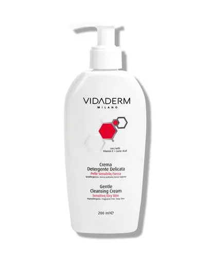 Vidaderm Gentle Face Wash Cleansing Cream - 200ml