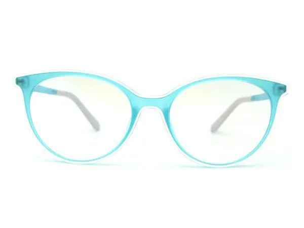 Round Turquoise Computer Glasses