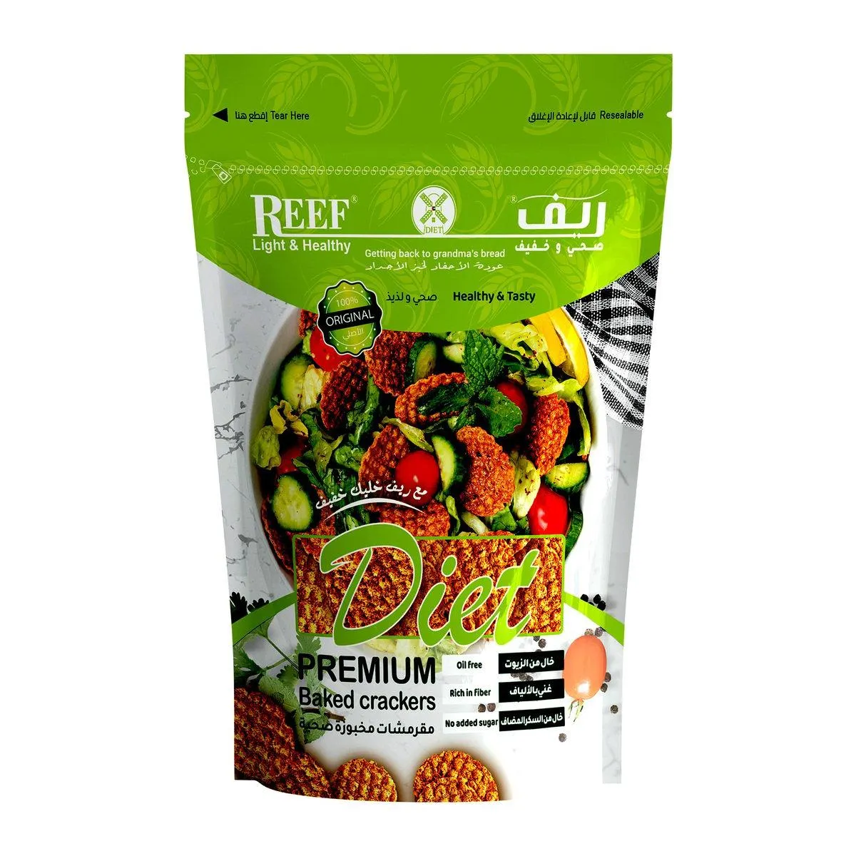 Reef Diet Premium Baked Crackers 100 g