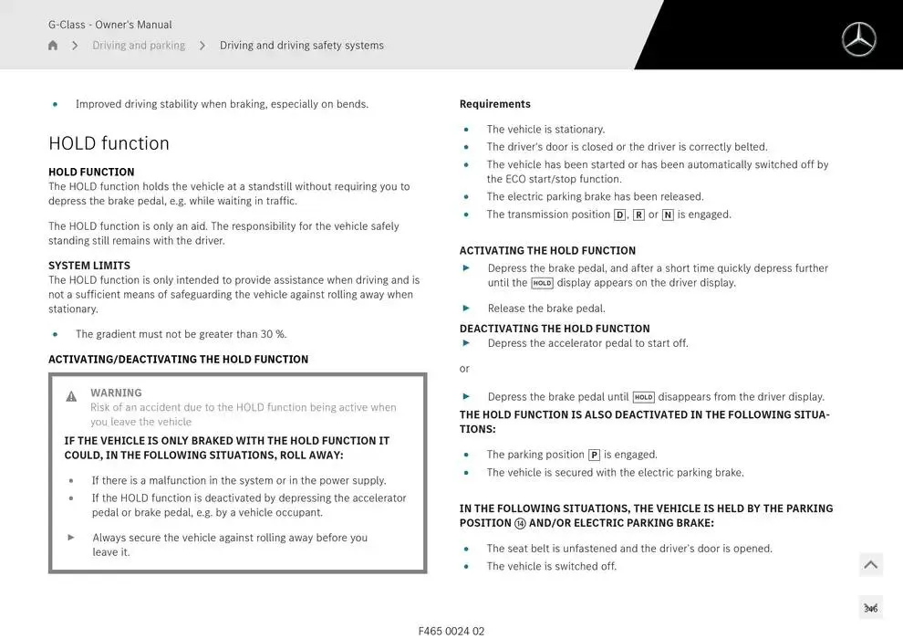 G-Class SUV from 14 January to 30 April 2025 - Offers page 346