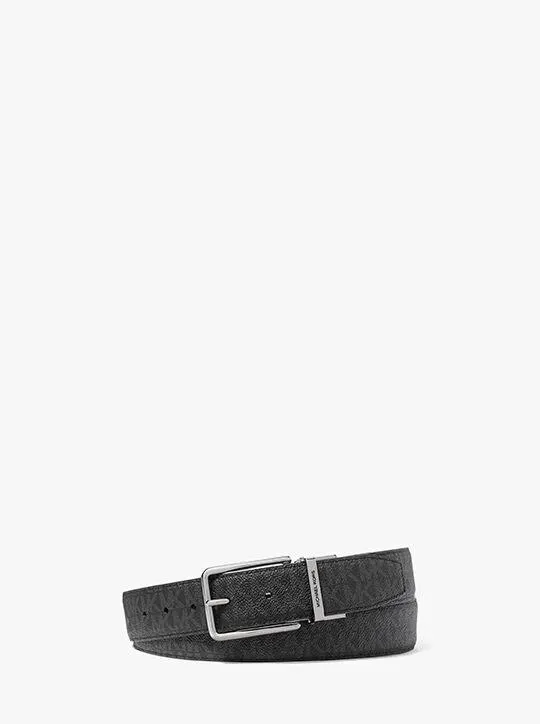 Reversible Logo and Leather Belt