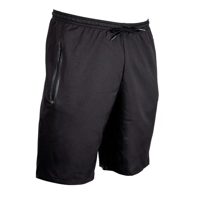 Adult Football Shorts with Zip Pockets Viralto Zip - Black/Grey