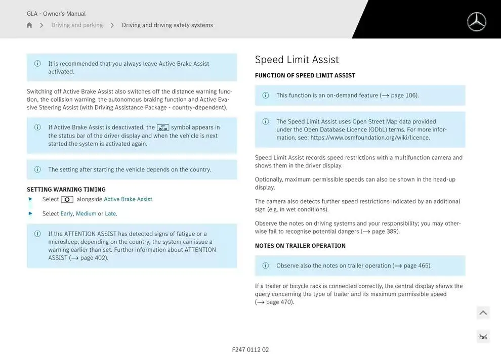 GLA SUV from 14 January to 30 April 2025 - Offers page 425