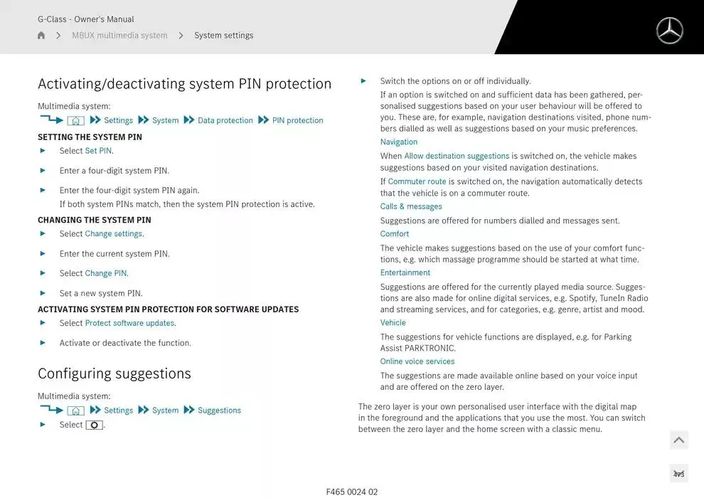G-Class SUV from 14 January to 30 April 2025 - Offers page 473