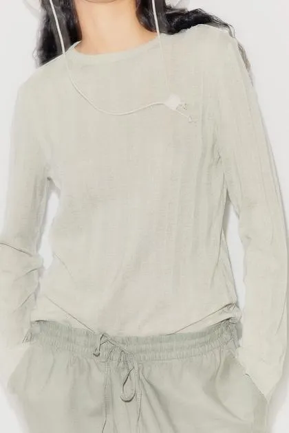 Rib-knit top