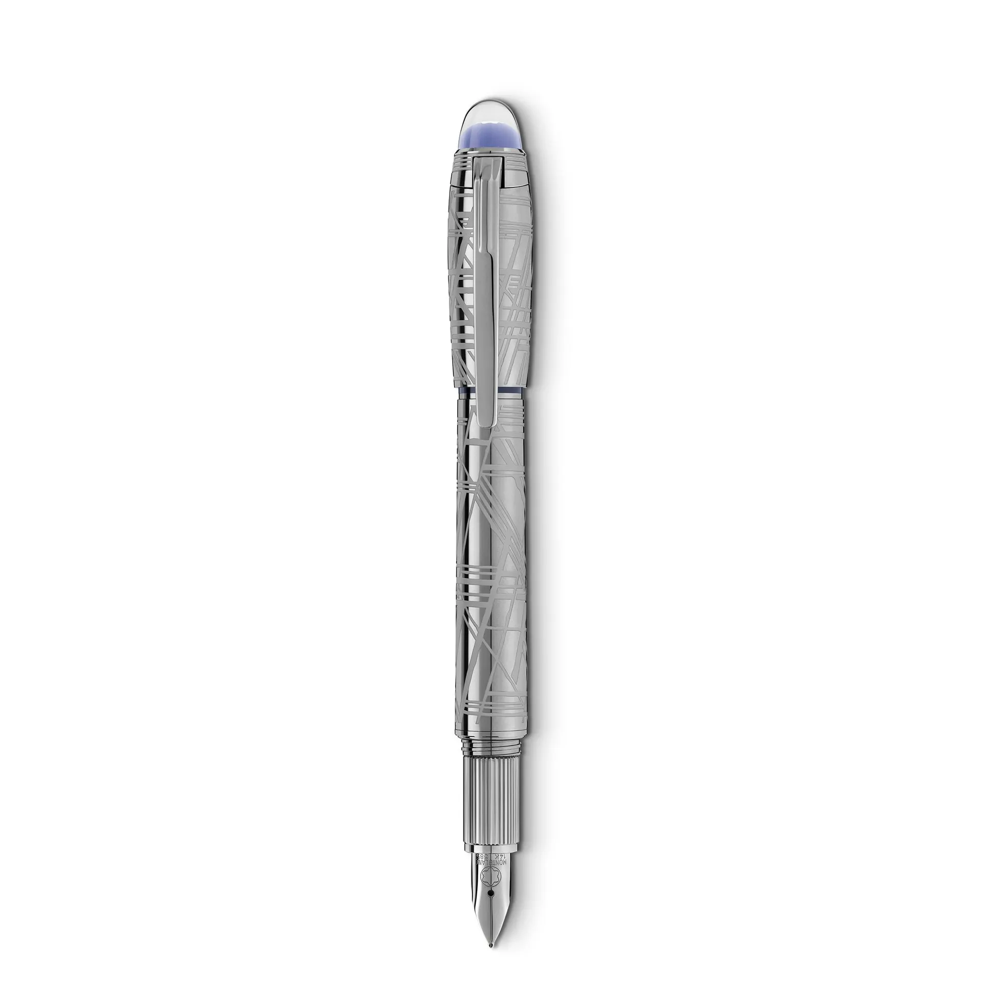 Starwalker SpaceBlue Metal Fountain Pen