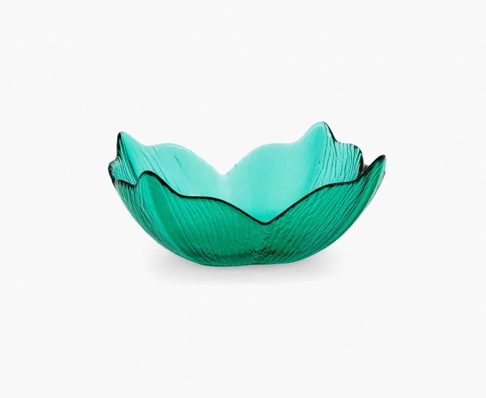 Flower Bowl Lrg Grn 16.3X6.7Cm