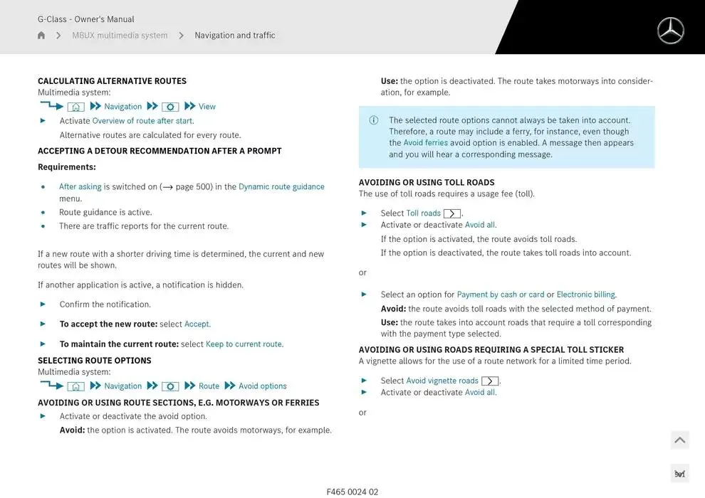 G-Class SUV from 14 January to 30 April 2025 - Offers page 501