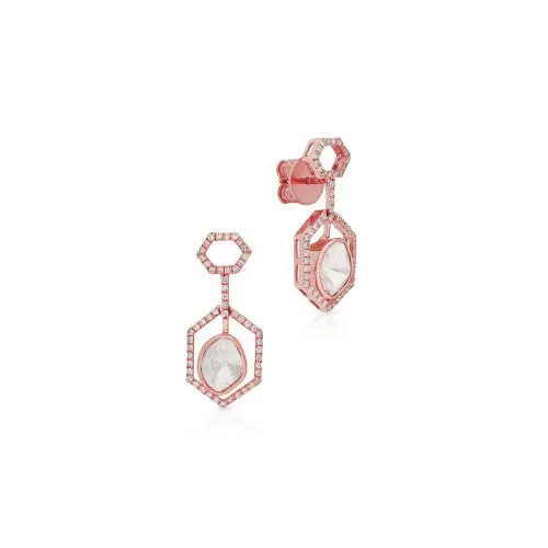 Viraaz Uncut Diamond Earring ERFTP11020