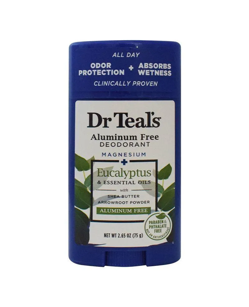 Dr. Teal's Eucalyptus Aluminum Free Deo 75g