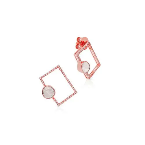 Viraaz Uncut Diamond Earring ERFTP11201