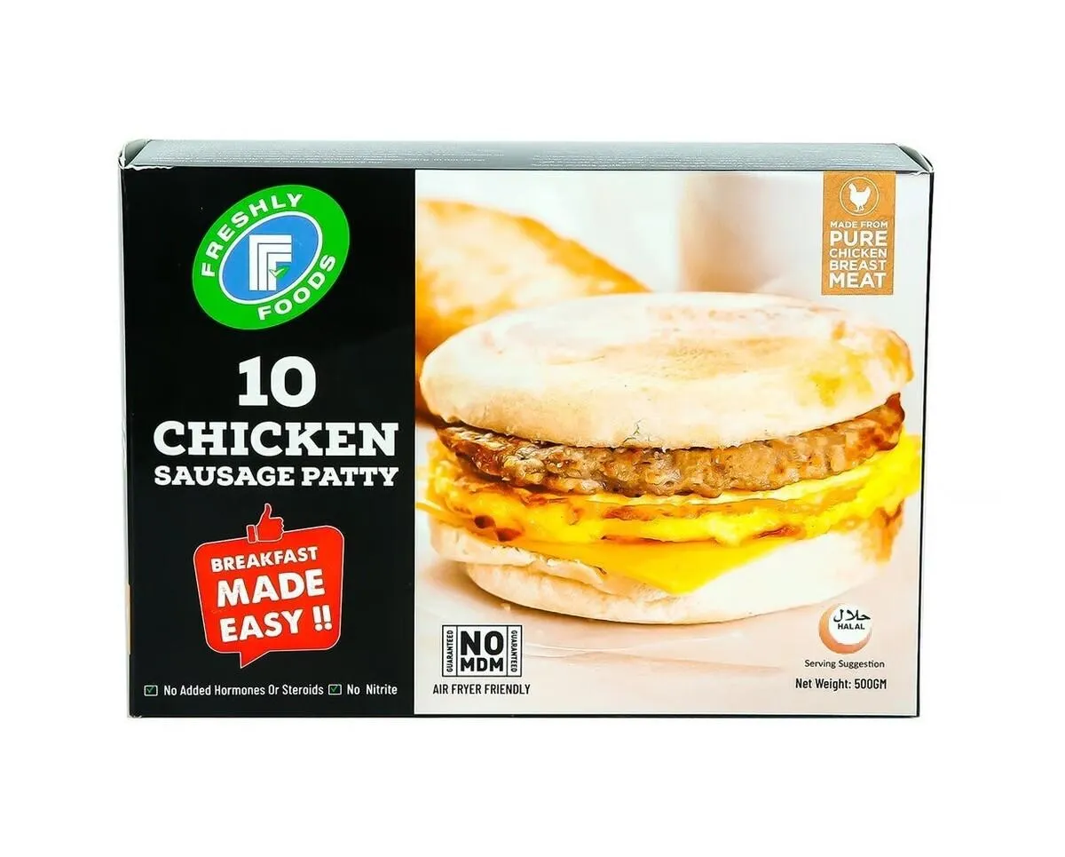 Freshly Foods Chicken Sausage Patty 500 g