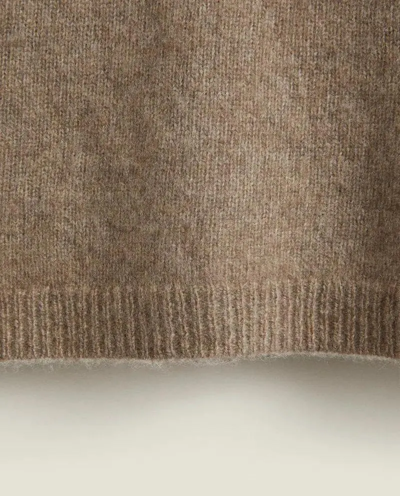 CROPPED CASHMERE SWEATER