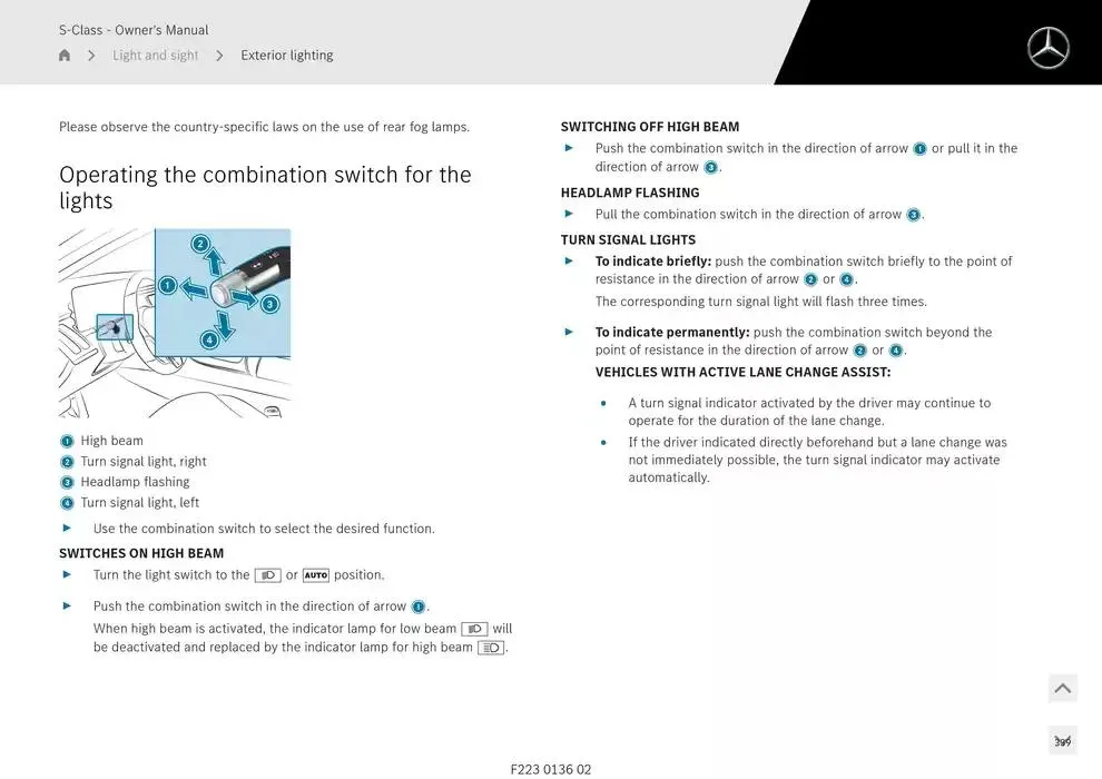 S-Class Saloon Long from 14 January to 30 April 2025 - Offers page 259