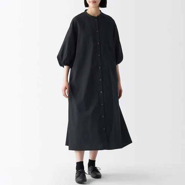 Quick Dry Broadcloth 3/4 Sleeve Dress