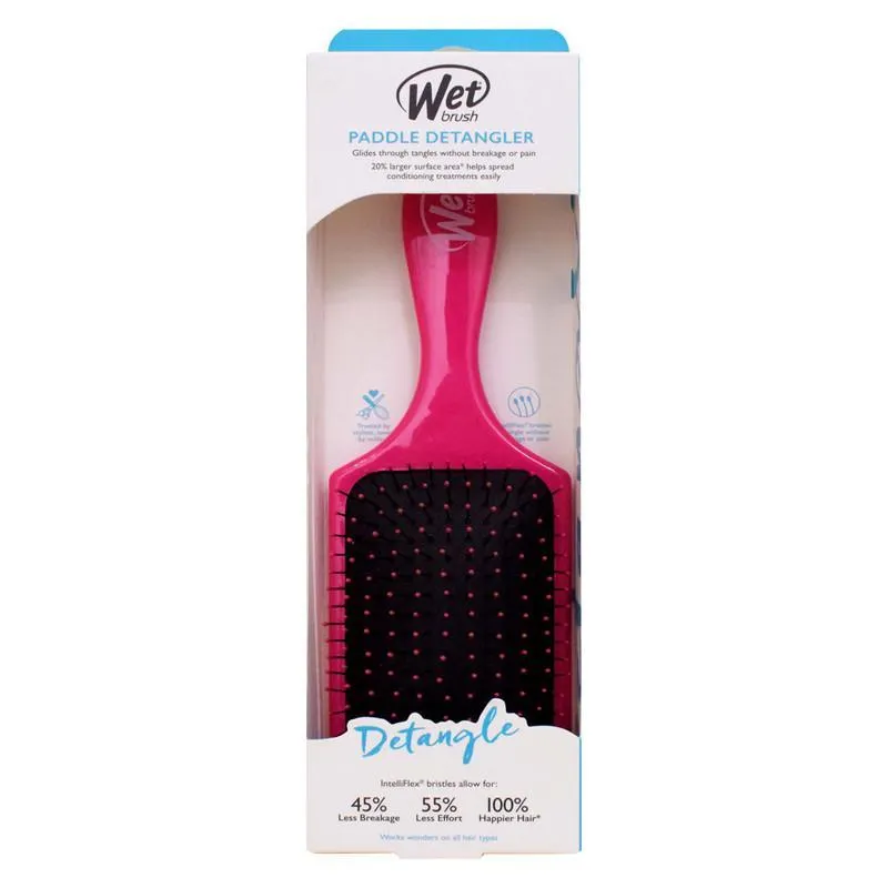 Wet Brush Paddle Detangler Pink