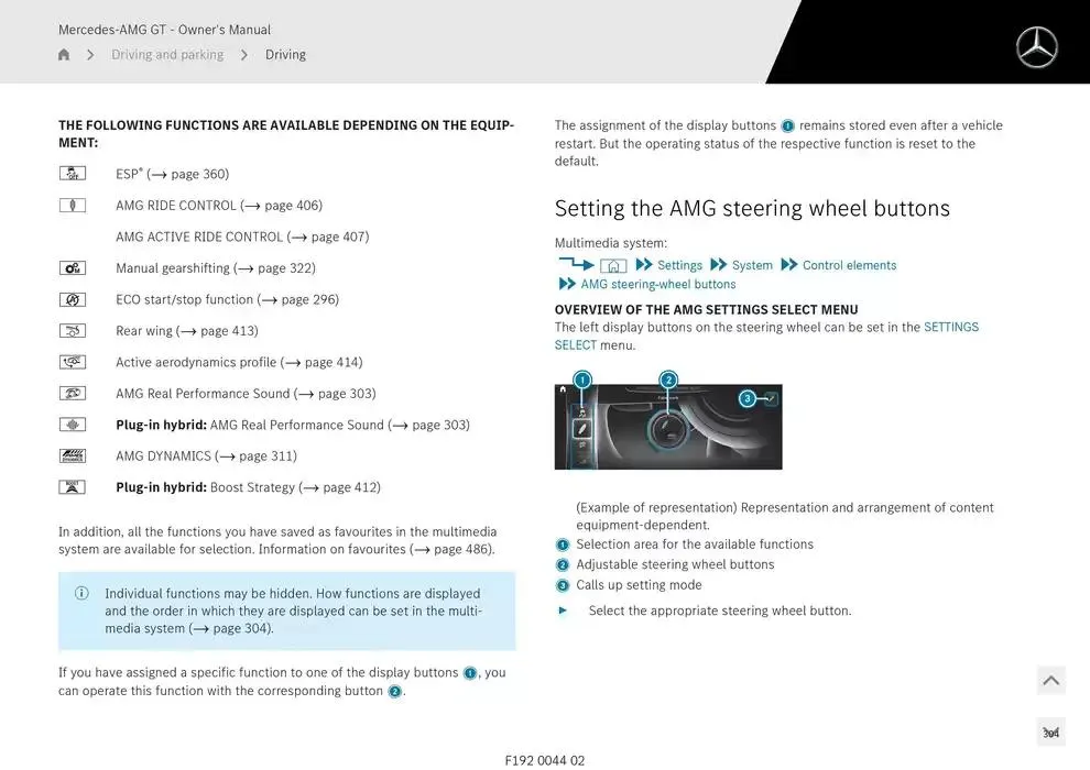 Mercedes-AMG GT Coupé from 14 January to 30 April 2025 - Offers page 304