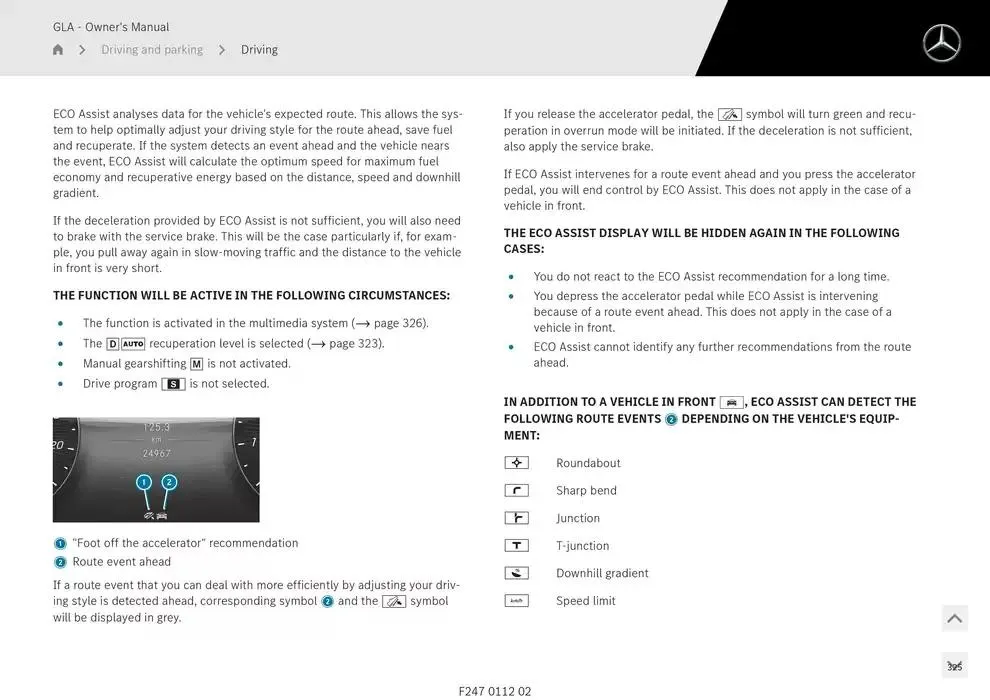 GLA SUV from 14 January to 30 April 2025 - Offers page 325