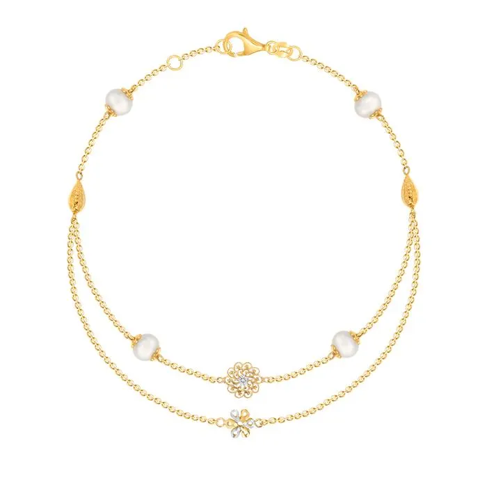Kiku Pearl Anklet