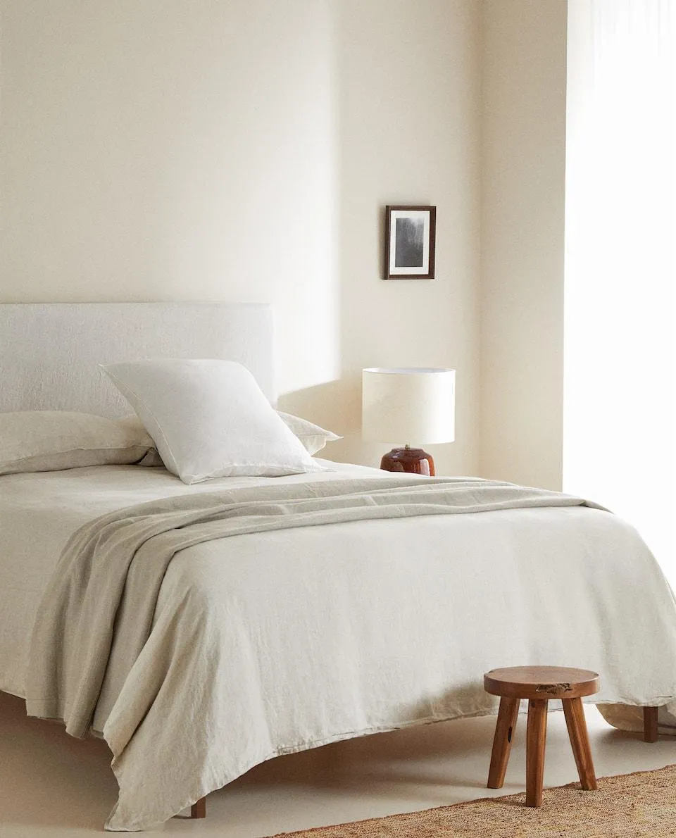 (140 GxM²) WASHED LINEN DUVET COVER