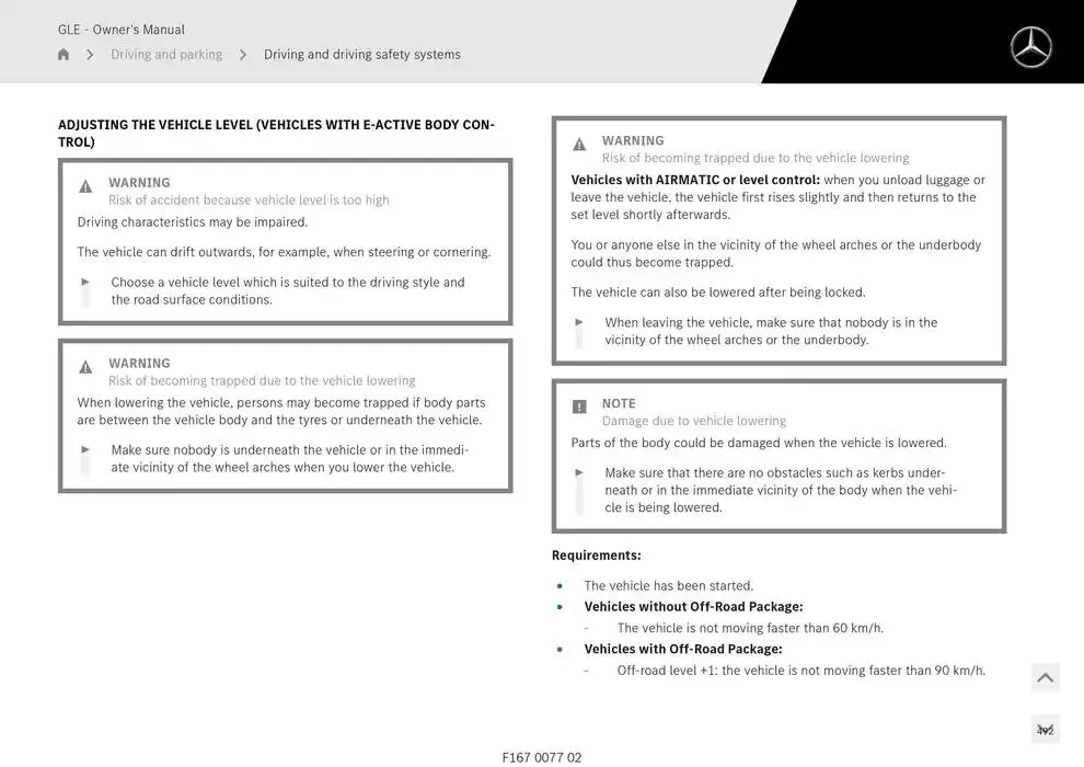 GLE SUV from 14 January to 30 April 2025 - Offers page 492