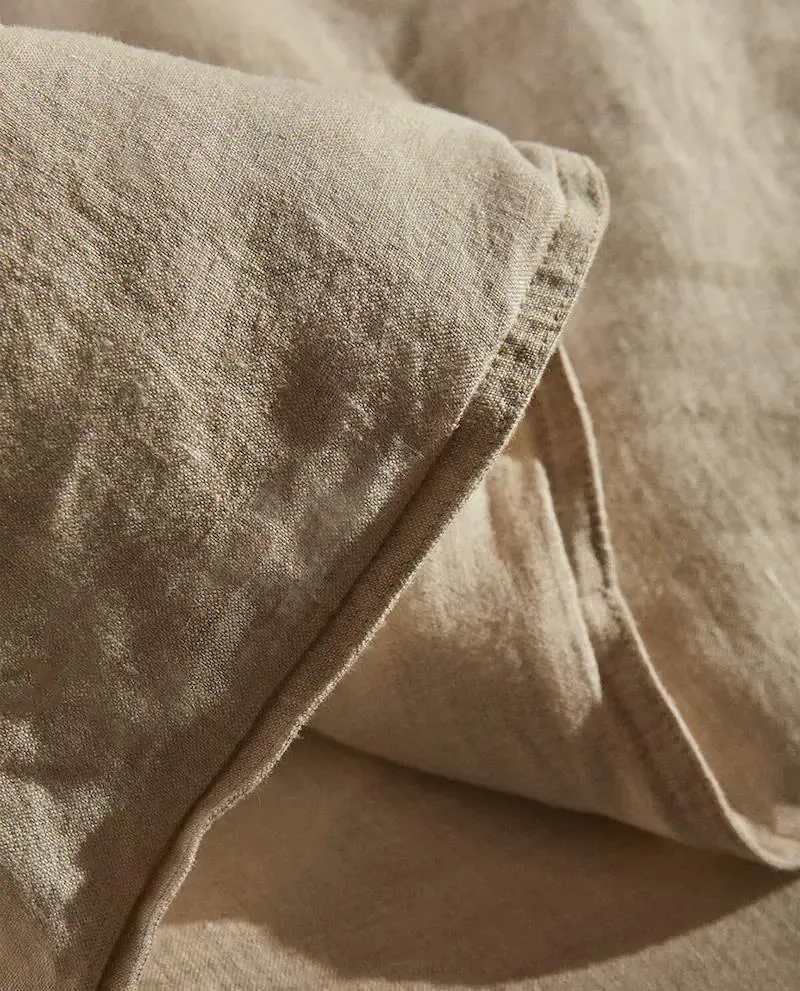 (160 GxM²) WASHED LINEN DUVET COVER