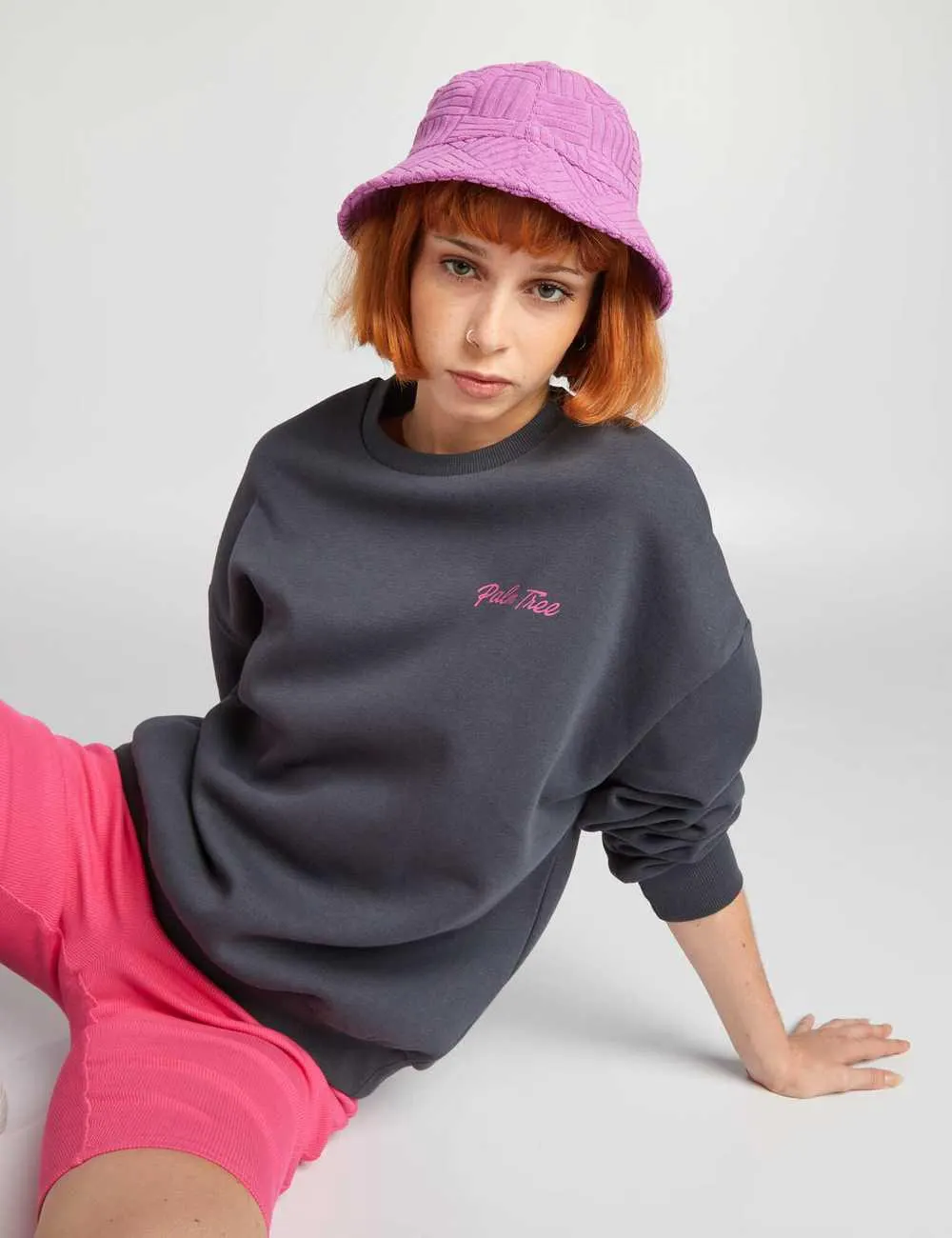 'Palm Tree' print sweater