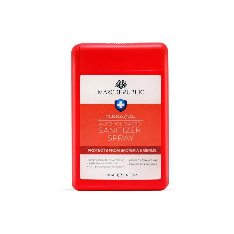Marc Republic Hand Sanitizer Spray Germ Protection 20ML Red