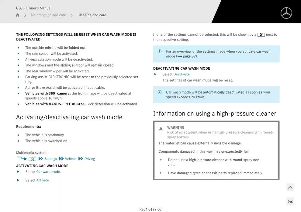 GLC SUV from 14 January to 30 April 2025 - Offers page 726