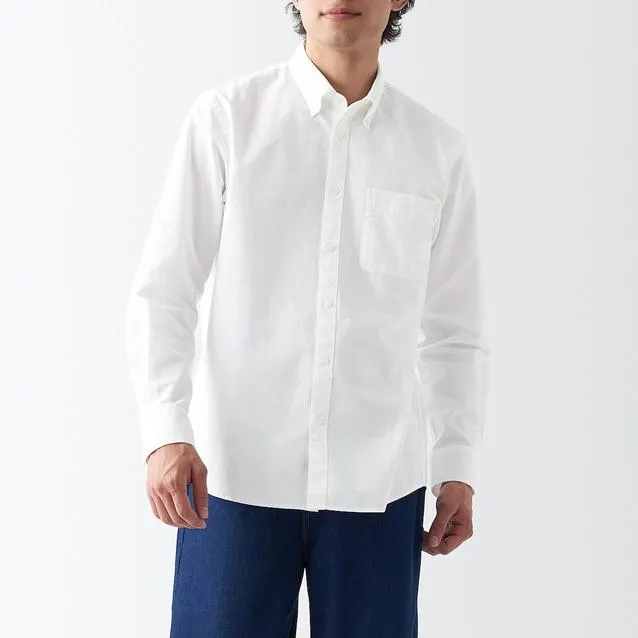 Washed Oxford Button Down Shirt