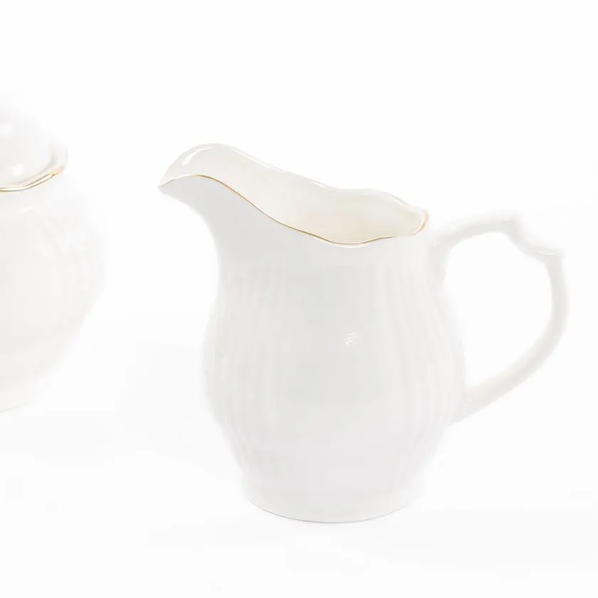 Luce Creamer Pot, White - 12.5x8.2cm