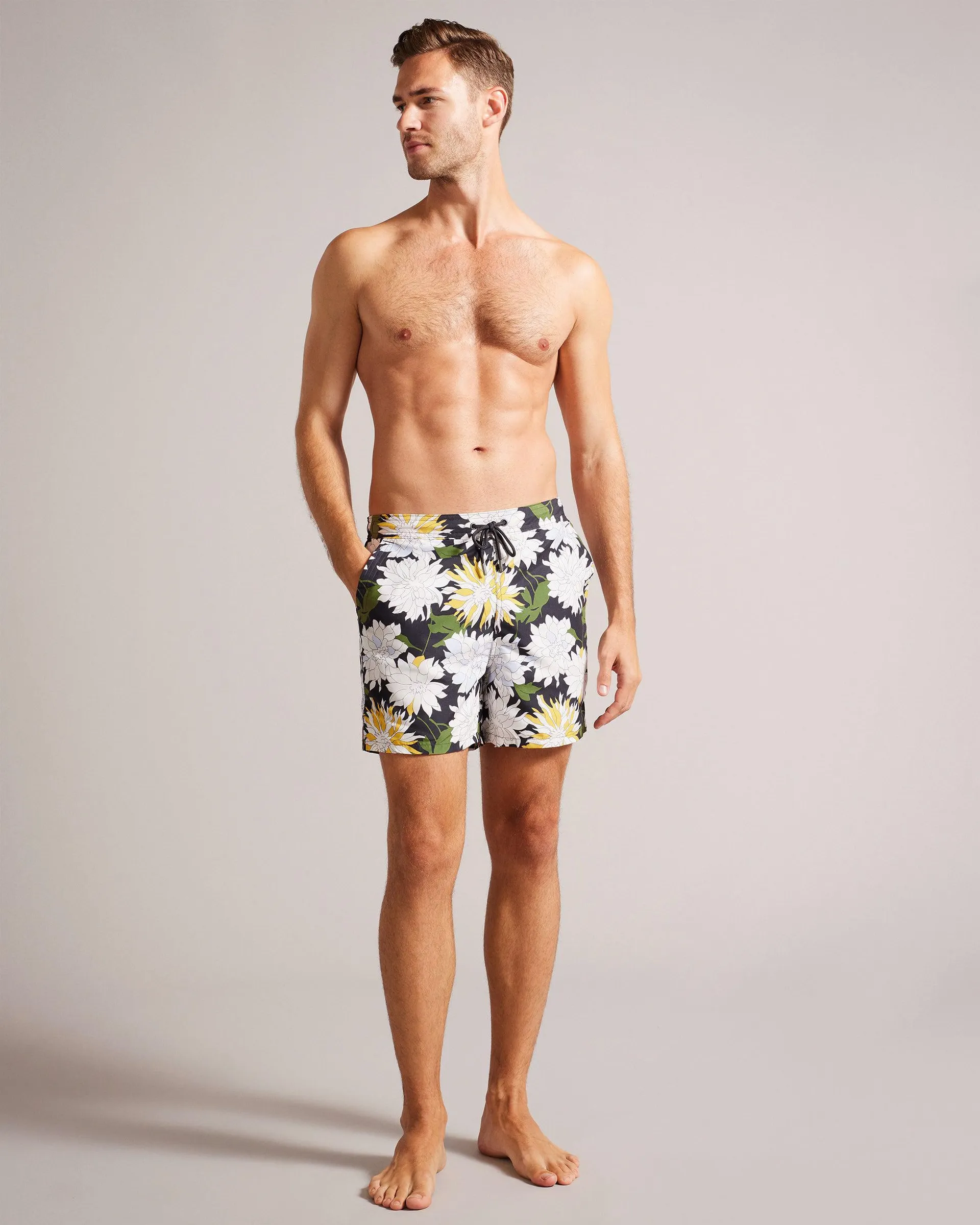 Vesel Floral Printed Swimshort Multicol