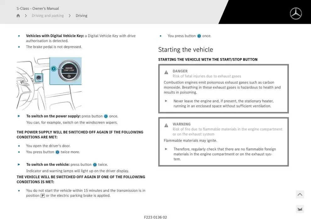 S-Class Saloon Long from 14 January to 30 April 2025 - Offers page 294