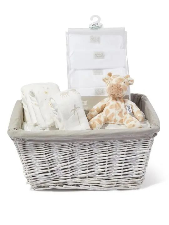 Baby Gift Hamper – 3 Piece with Giraffe Soft Toy